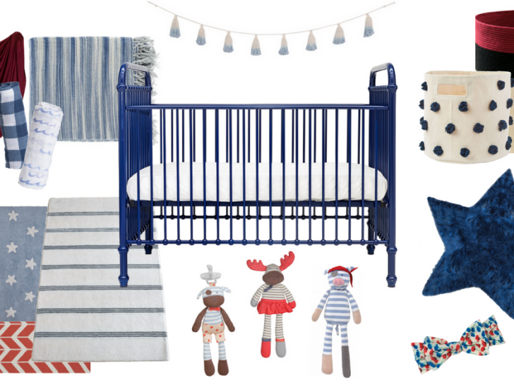 Red White and Blue Nursery Design Inspiration