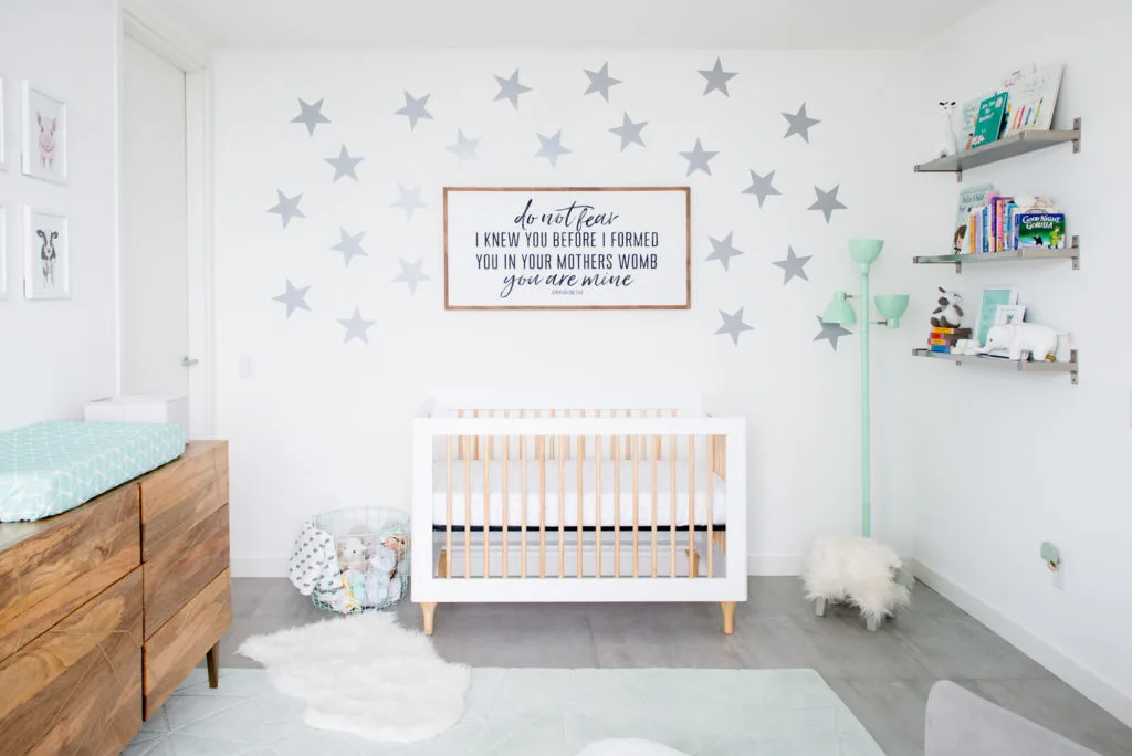 Circle of Life Mint and Gray Neutral Nursery