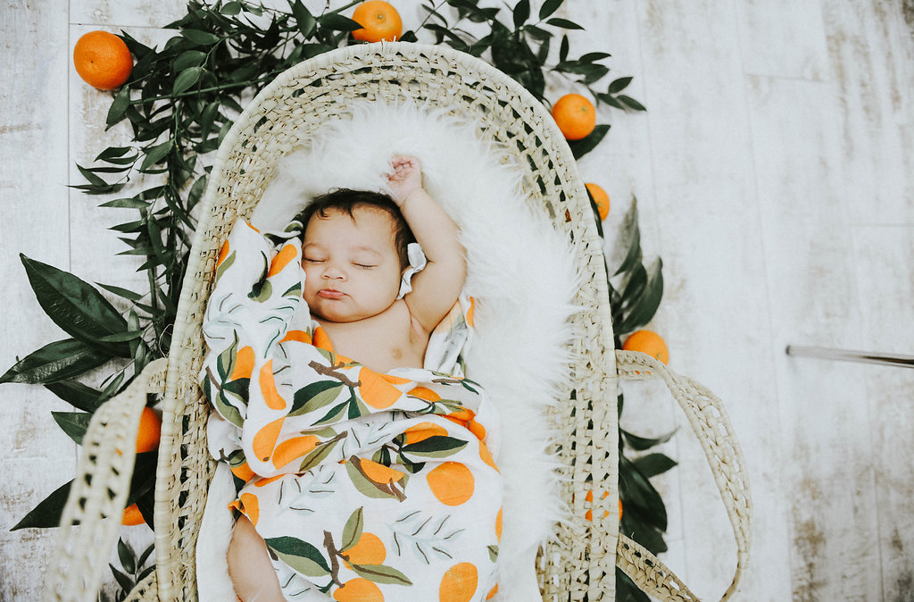 Clementine Swaddle Blanket