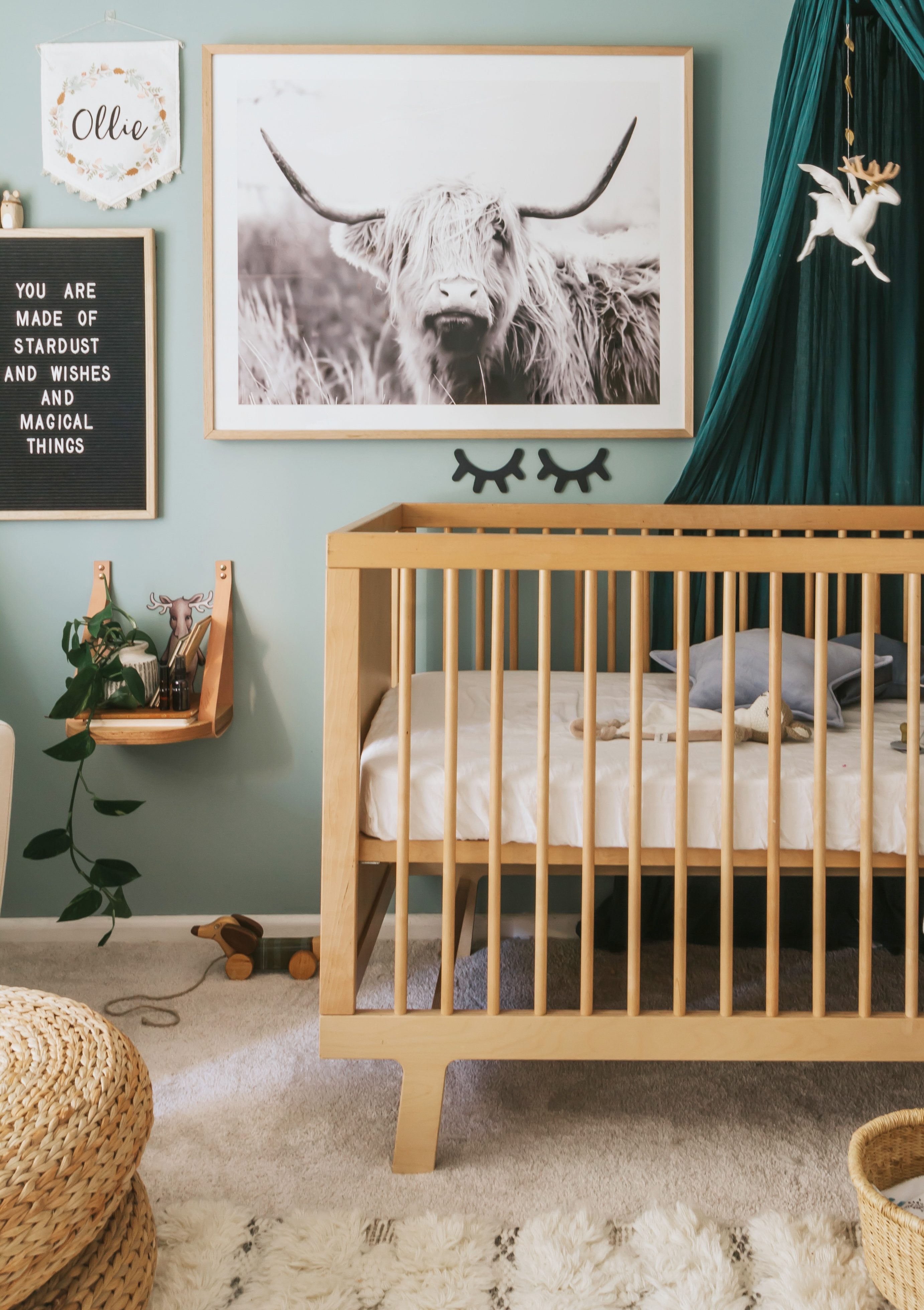 Boho Scandinavian Boy's Nursery