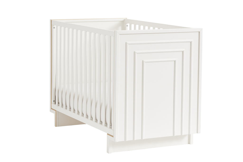 White Art Deco Crib