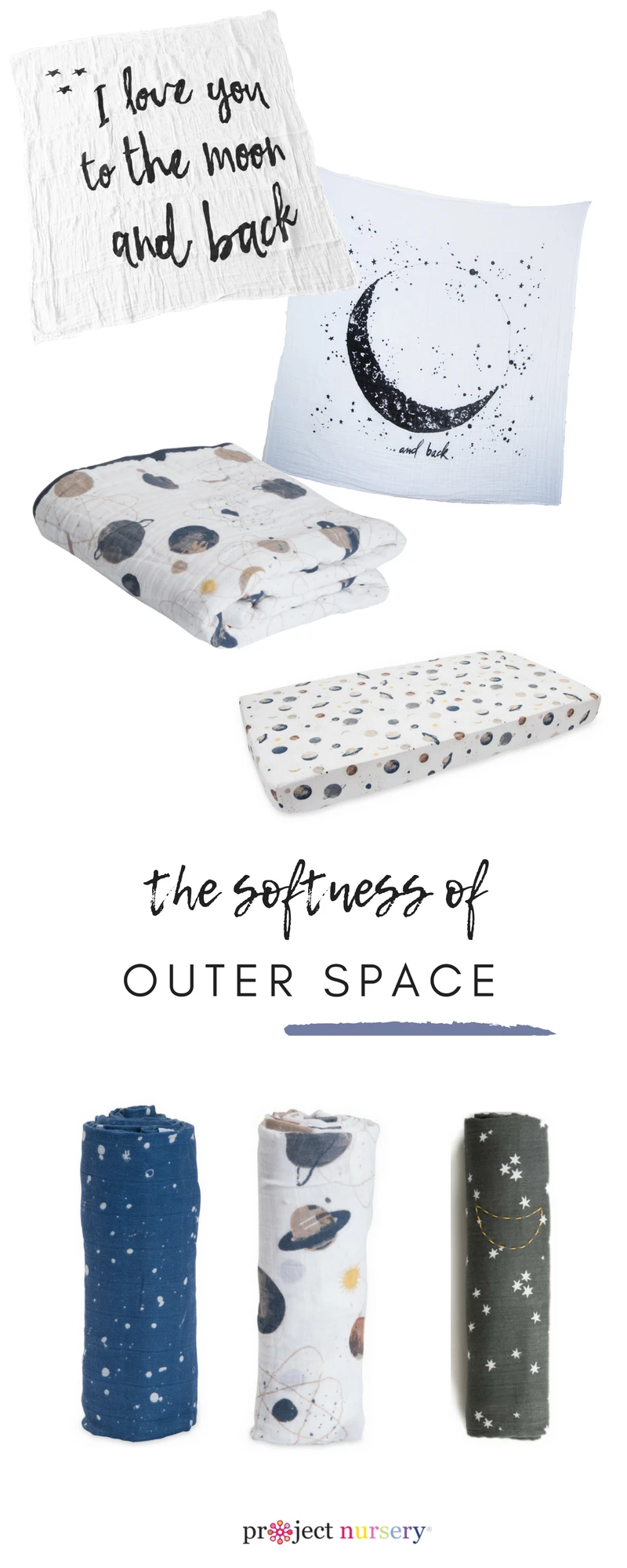 Outer Space Nursery Blankets