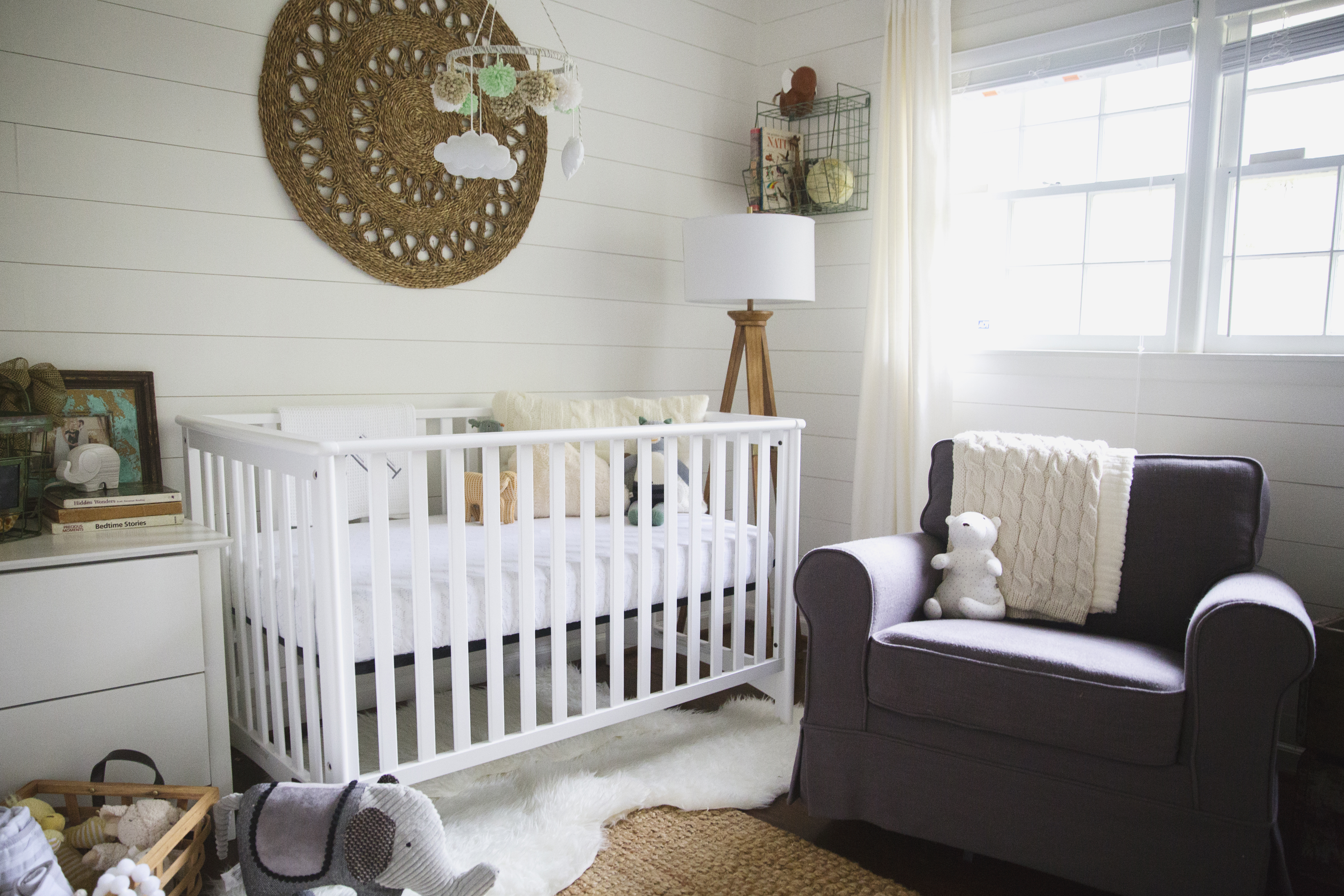 Gender Neutral Shiplap Mint Nursery by Amanda Macy Hall 081