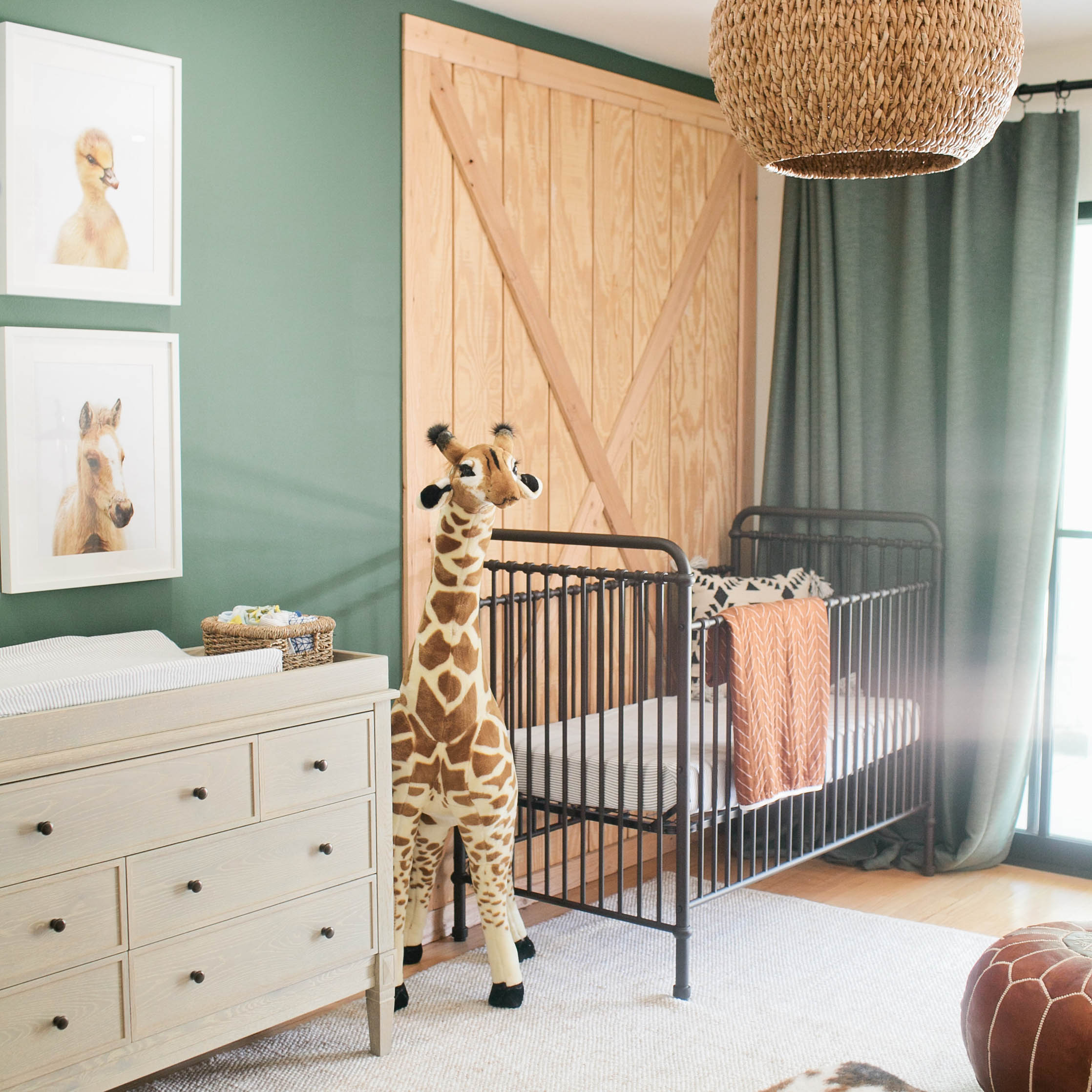 A Chic Nursery that Puts a Boho Twist on the Safari Theme