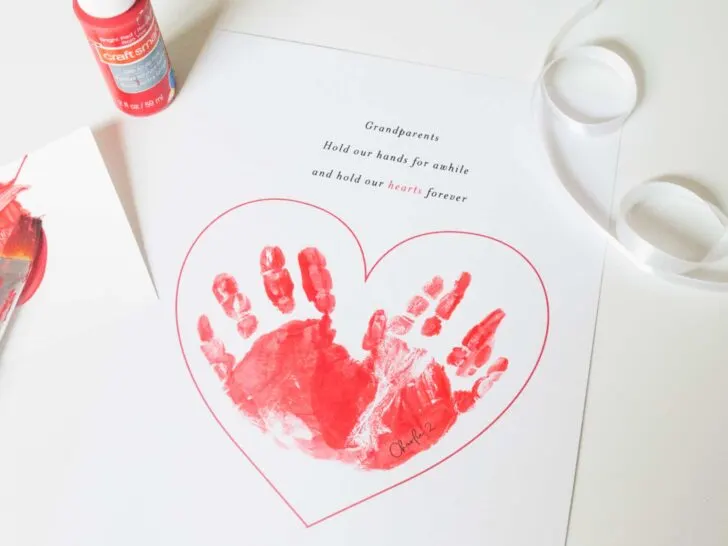 Grandparents Day Craft with Free Printable