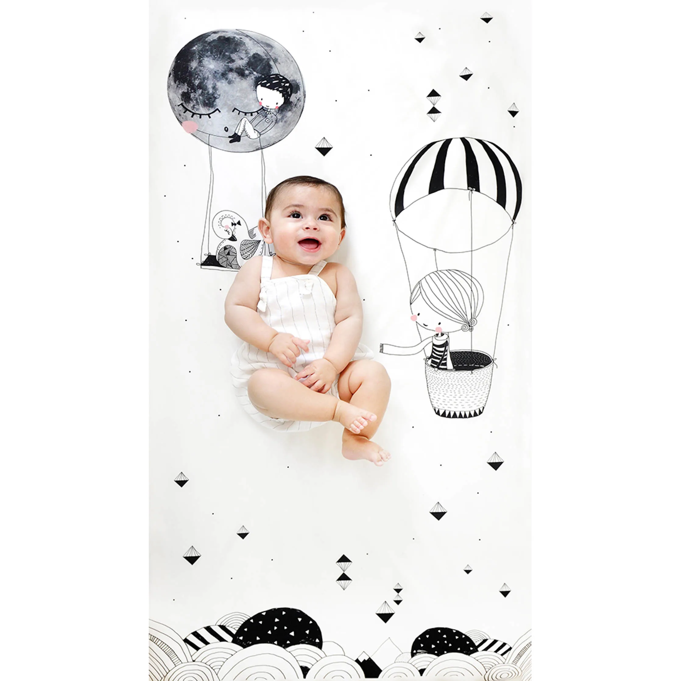 Frieda and The Balloon Crib Sheet