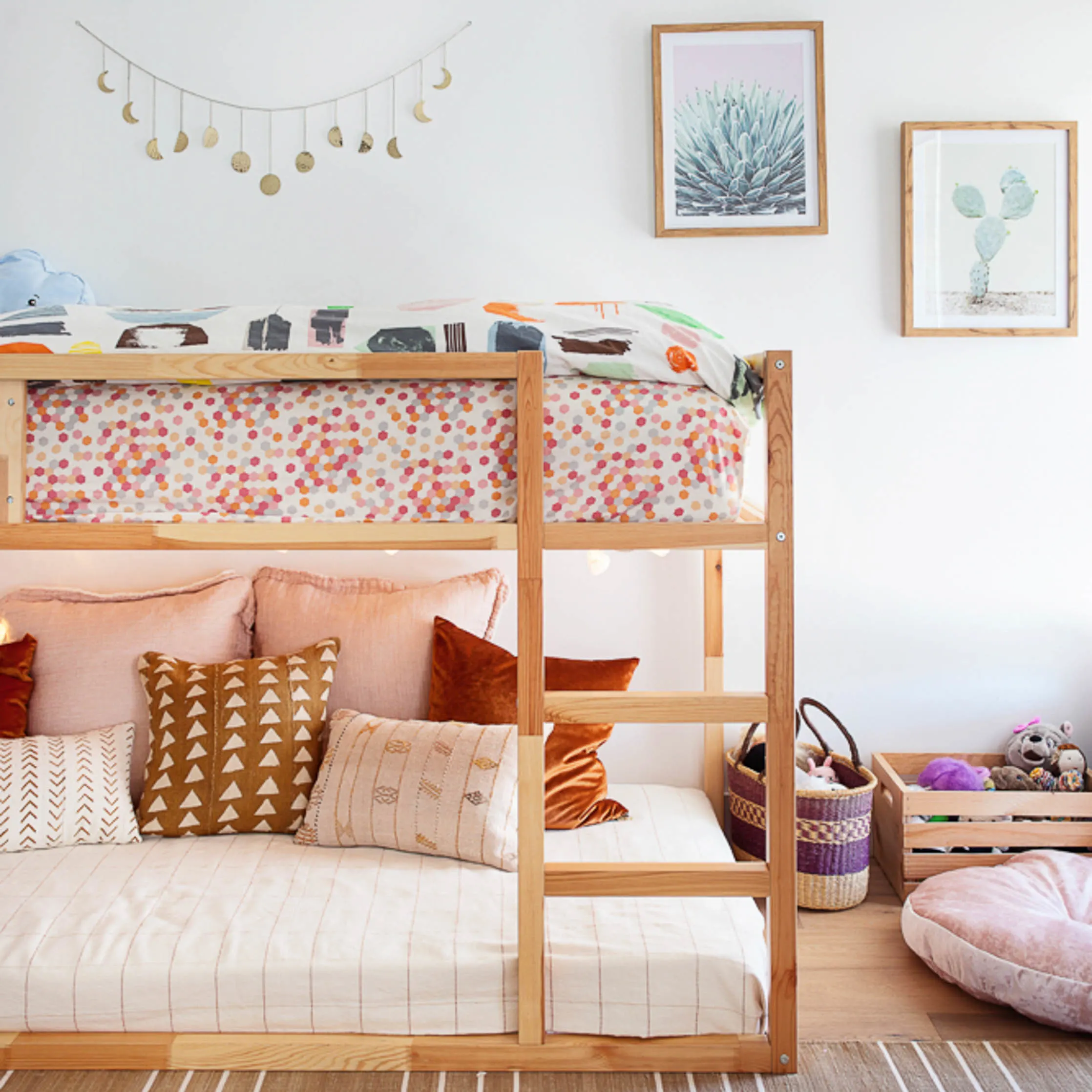 Earthy Boho Girls Room