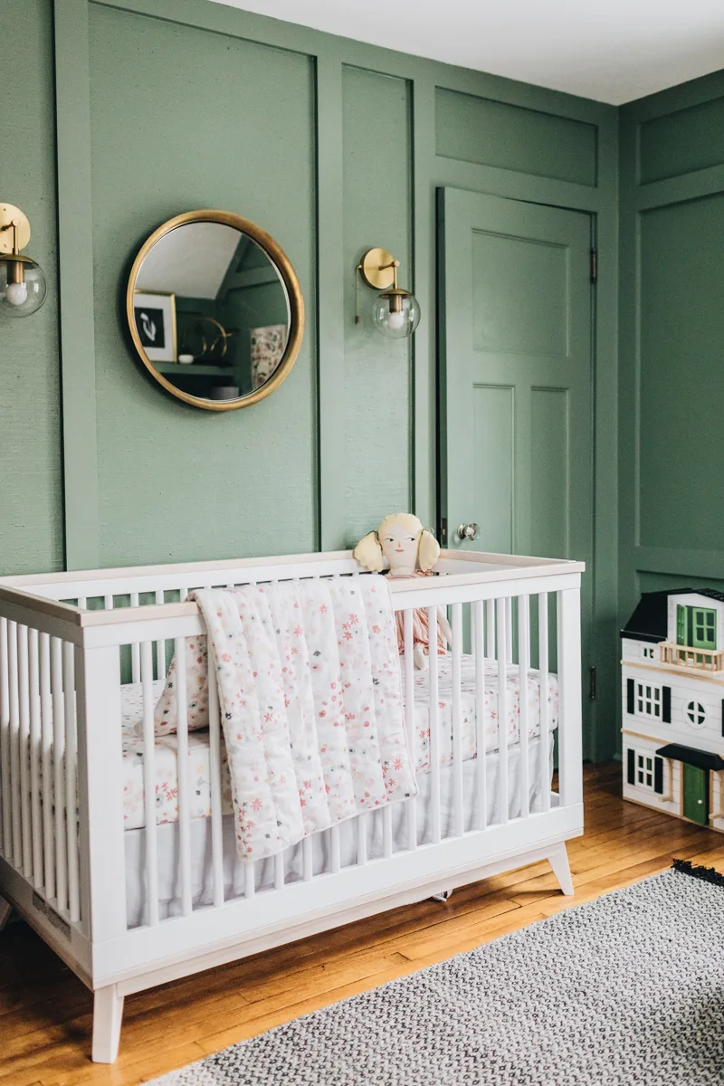 Wit & Delight Green and Blush Nursery