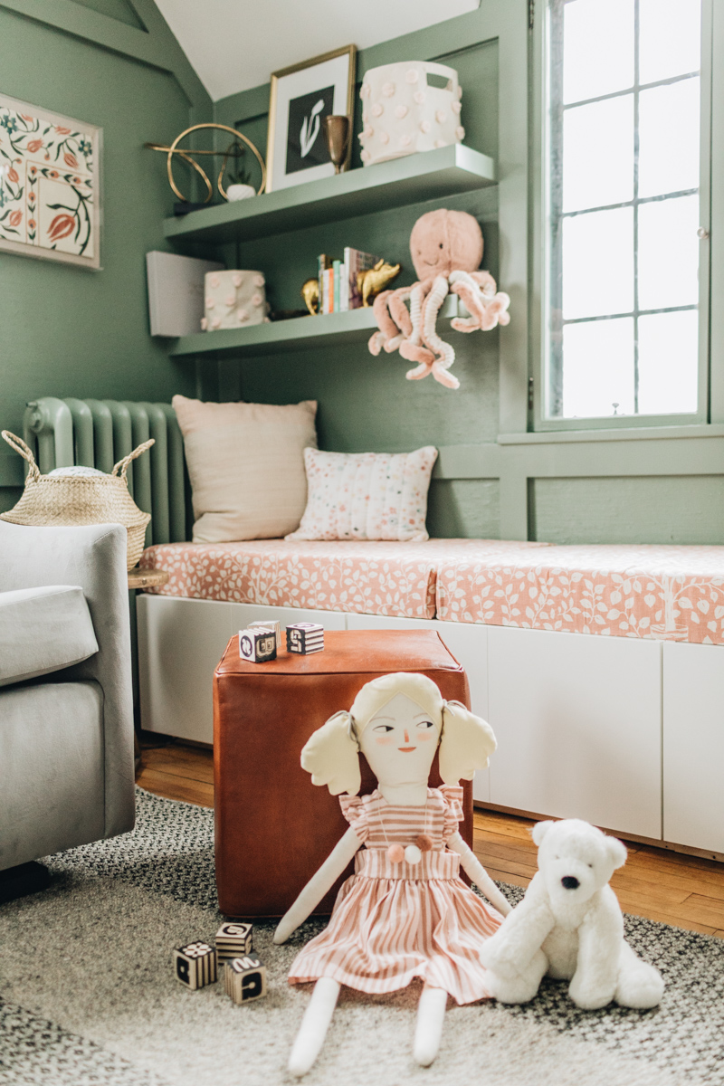 Wit & Delight Green and Blush Nursery