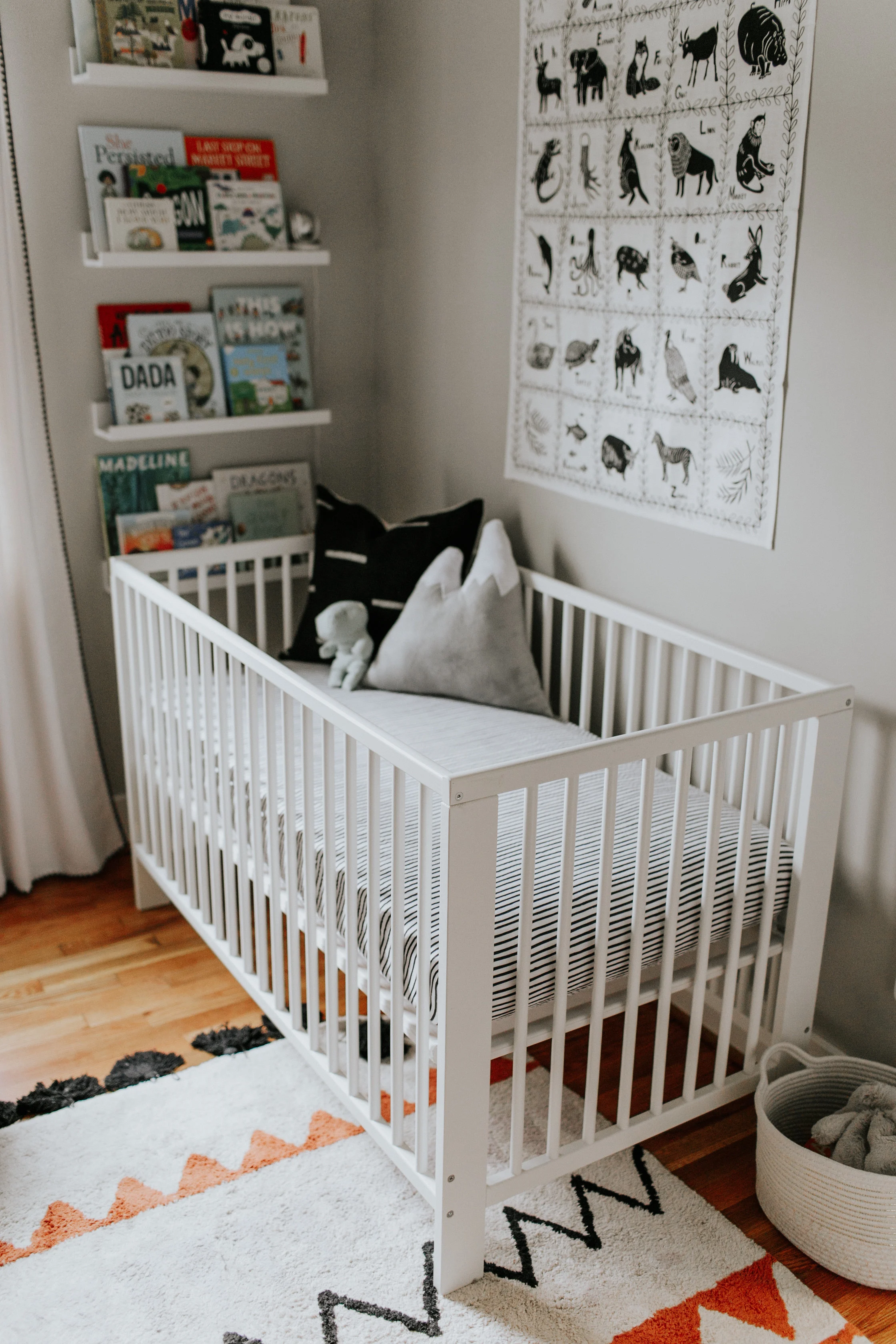 Gender Neutral Girl's Eclectic Nursery