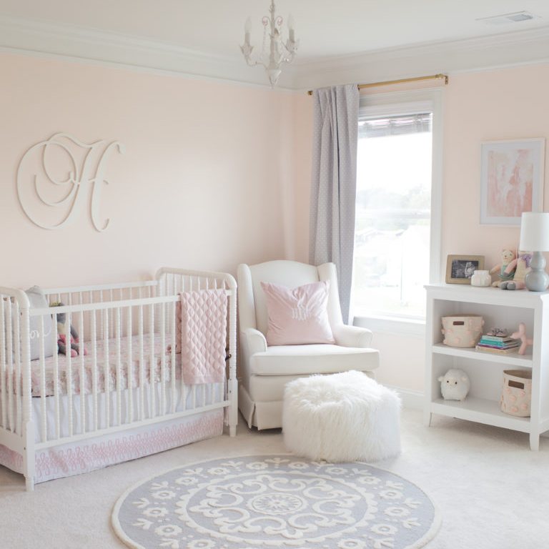 Blush Pink Nursery for Hannah