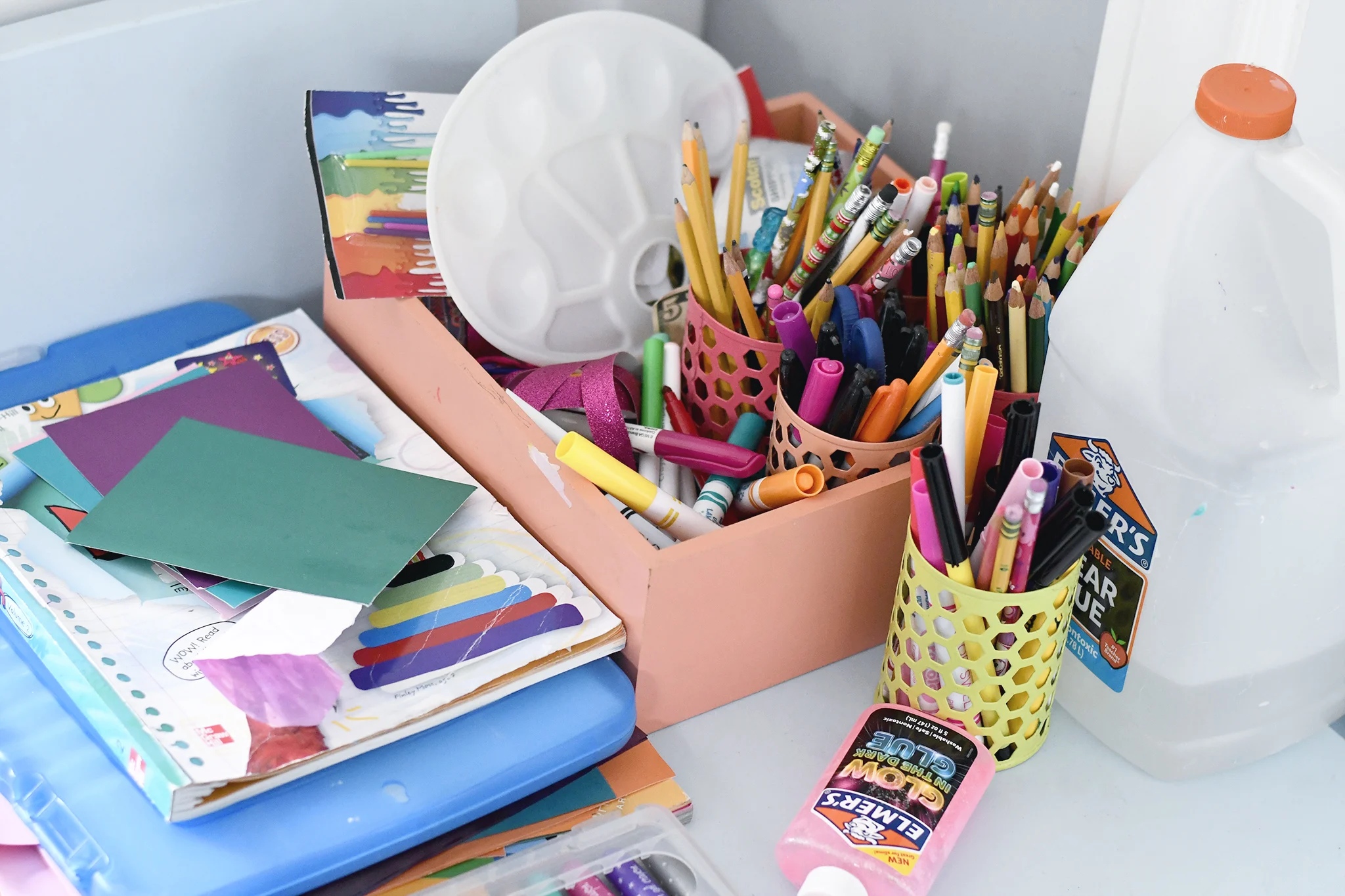 Colorful Art Supply Organization - Delineate Your Dwelling