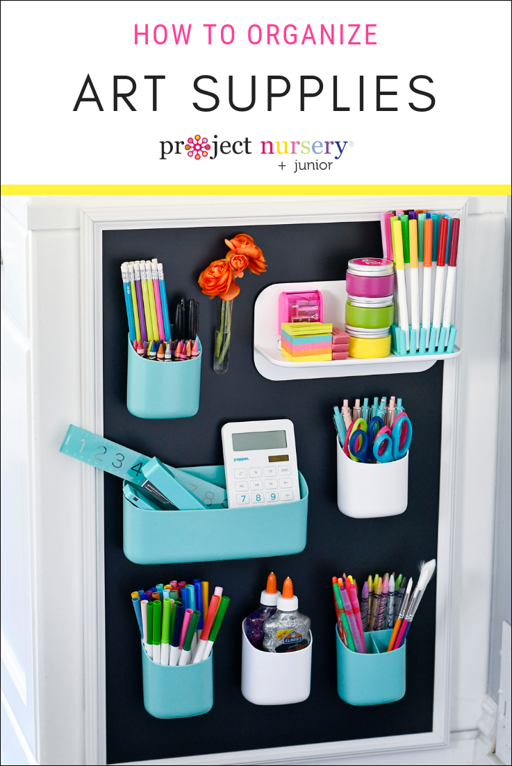 Organizing Kids Art Supplies