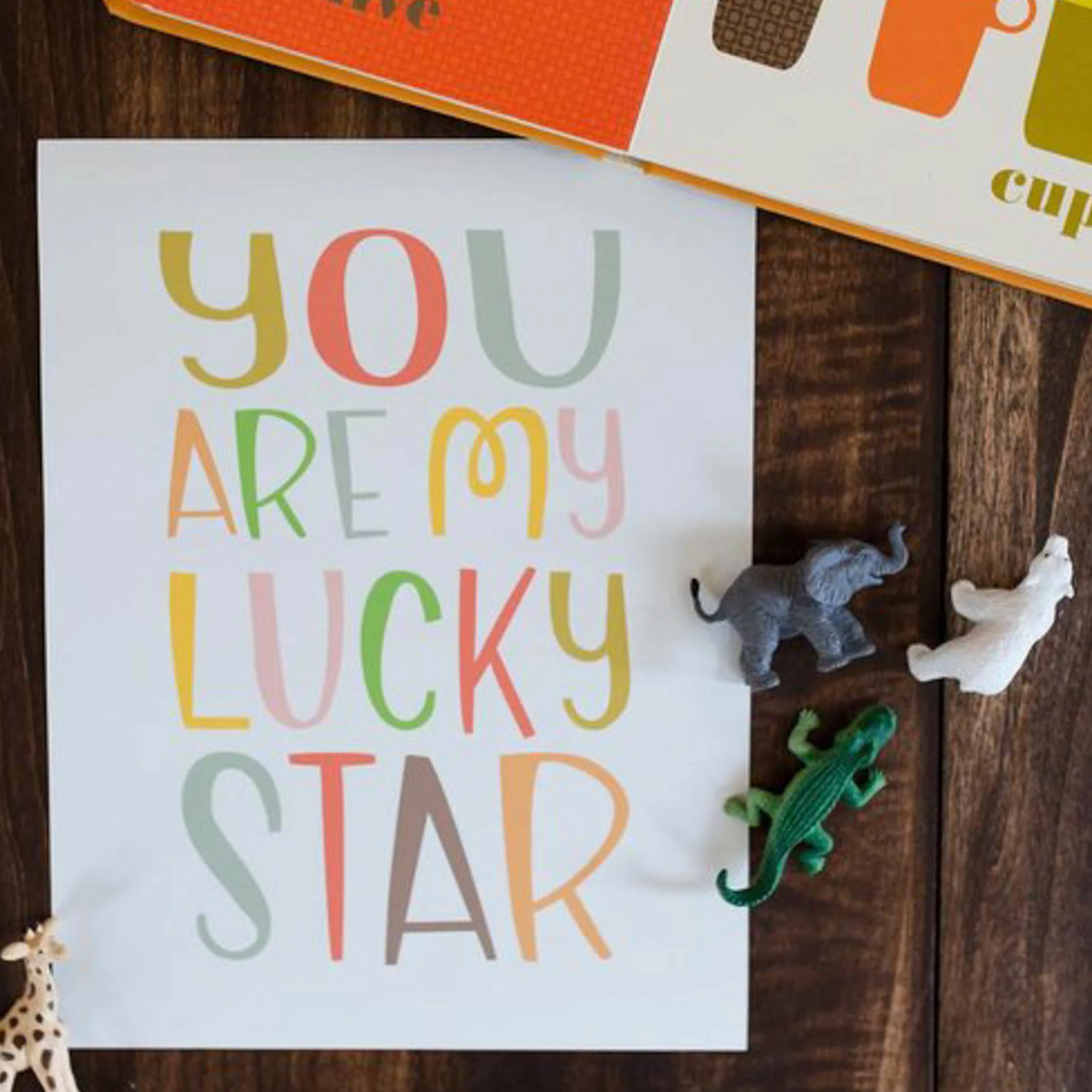 You Are My Lucky Star Wall Art Print