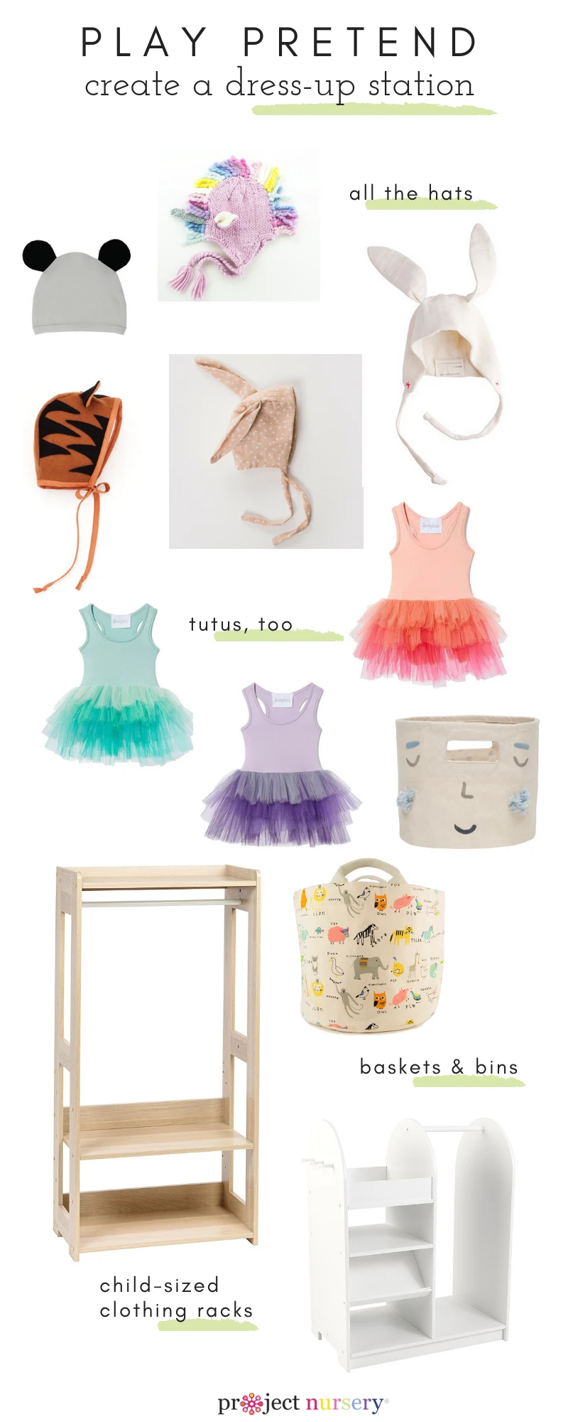 Play Pretend Dress Up Blog Graphic - infographic size 800 x 2000 px (1)
