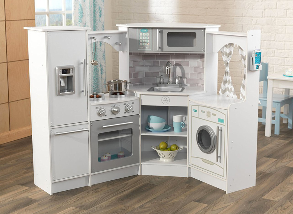 kidkraft mckinney vintage luxe toddler play kitchen