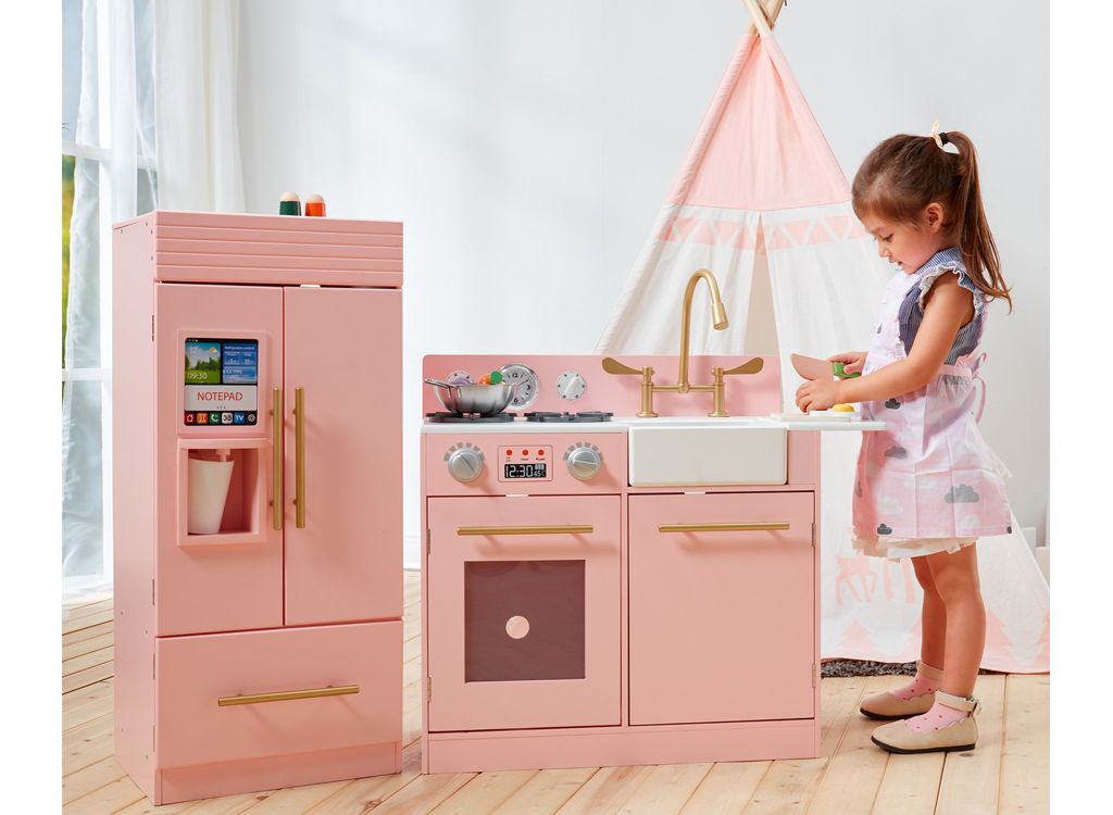 stylish play kitchen