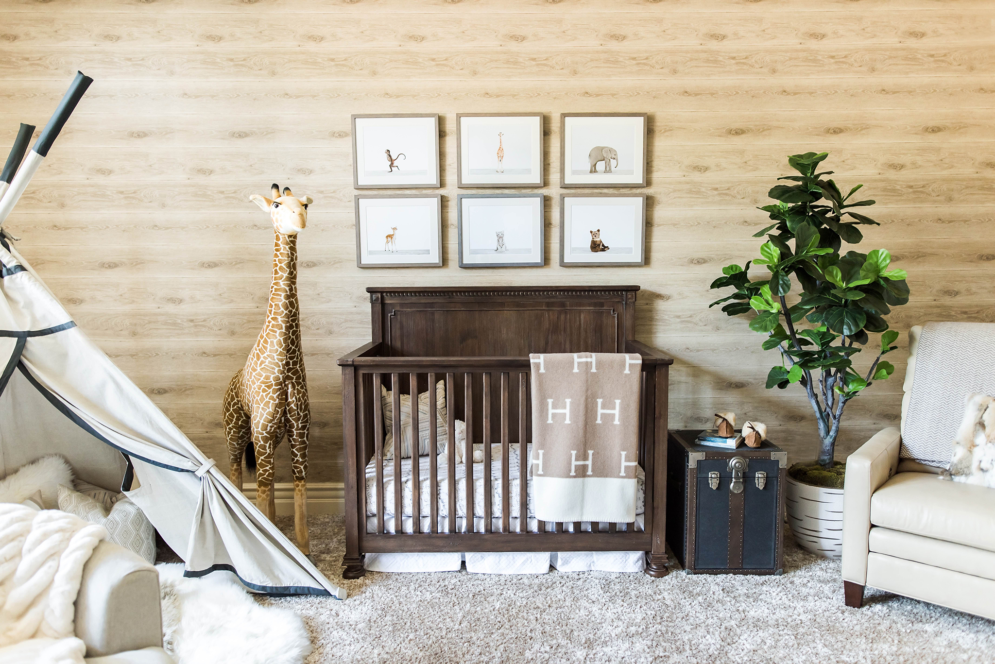 safari nursery chair