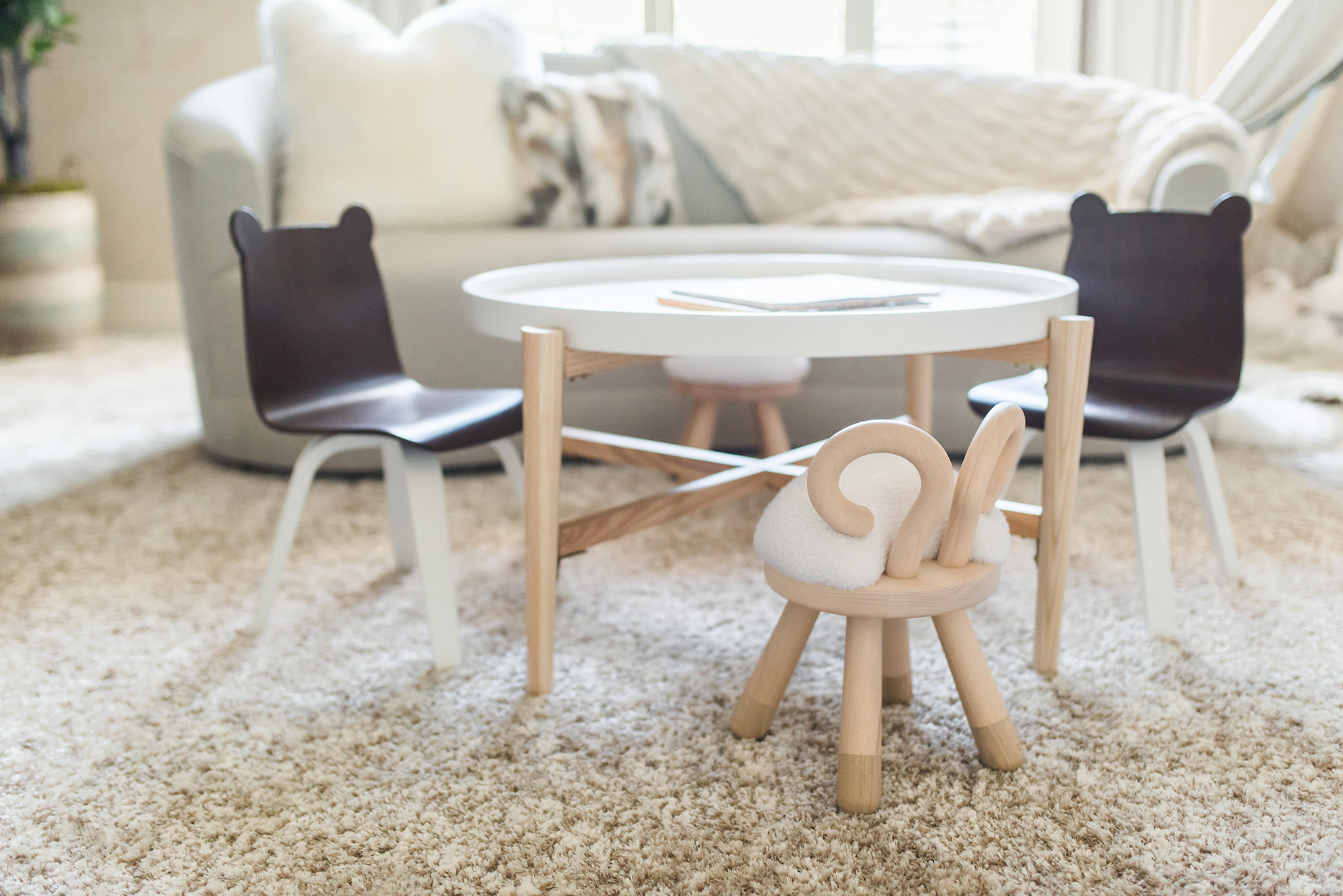 Play Table in Neutral Safari Nursery