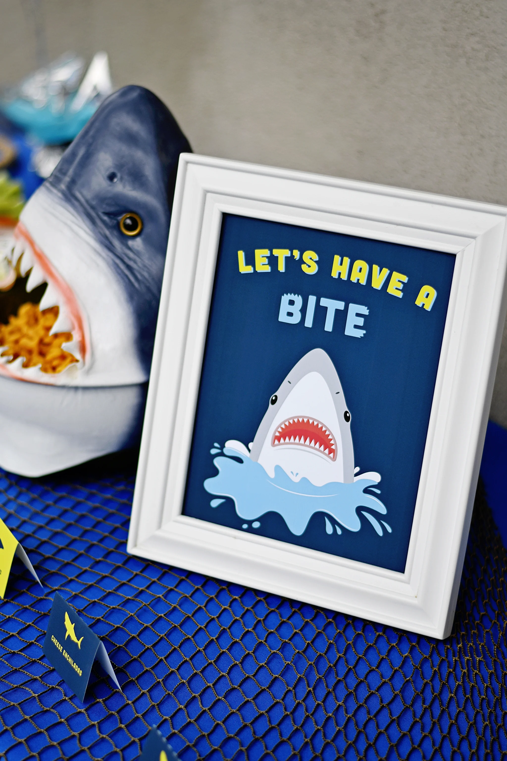 let's have a bite buffet table sign