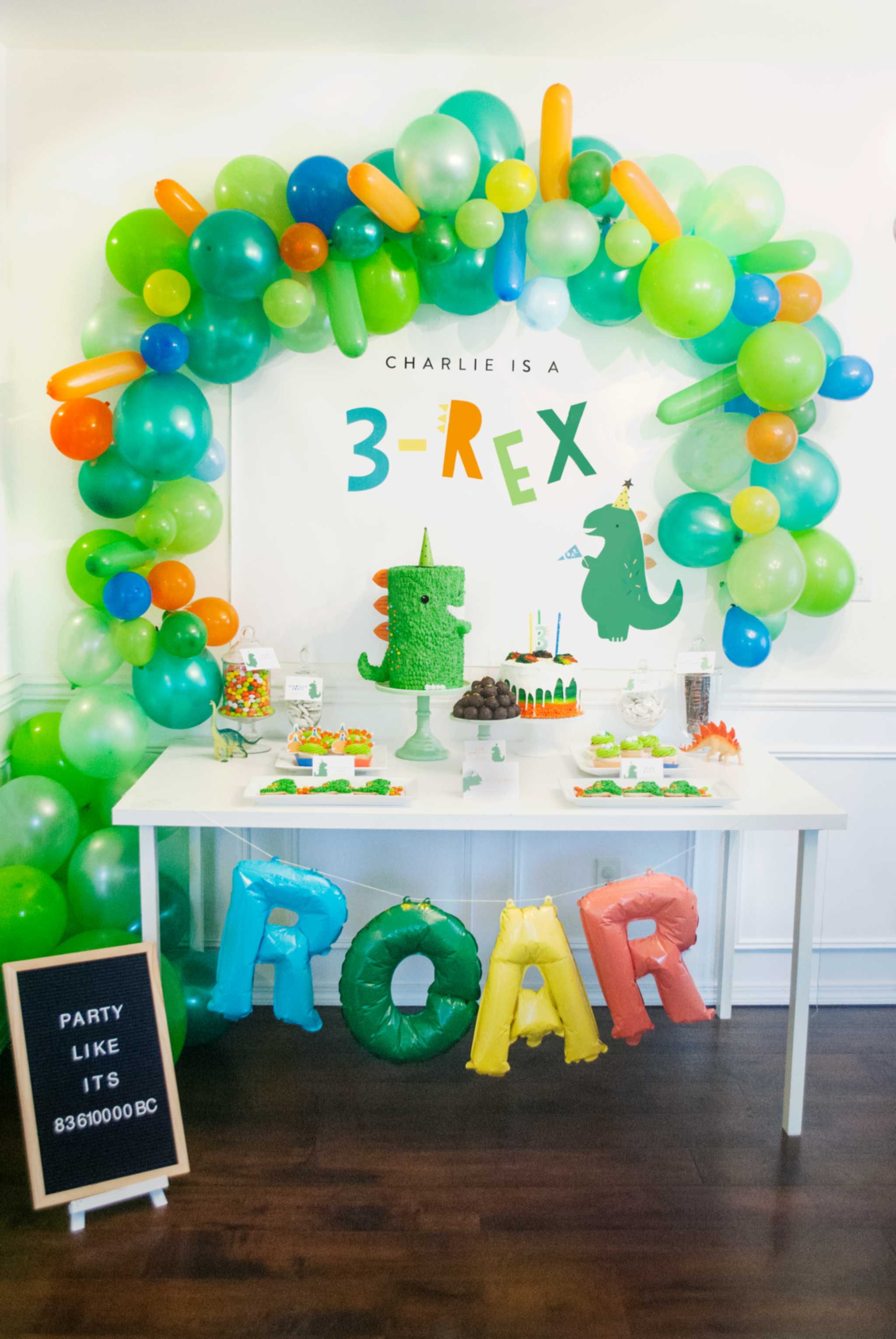 3-Rex Birthday Party
