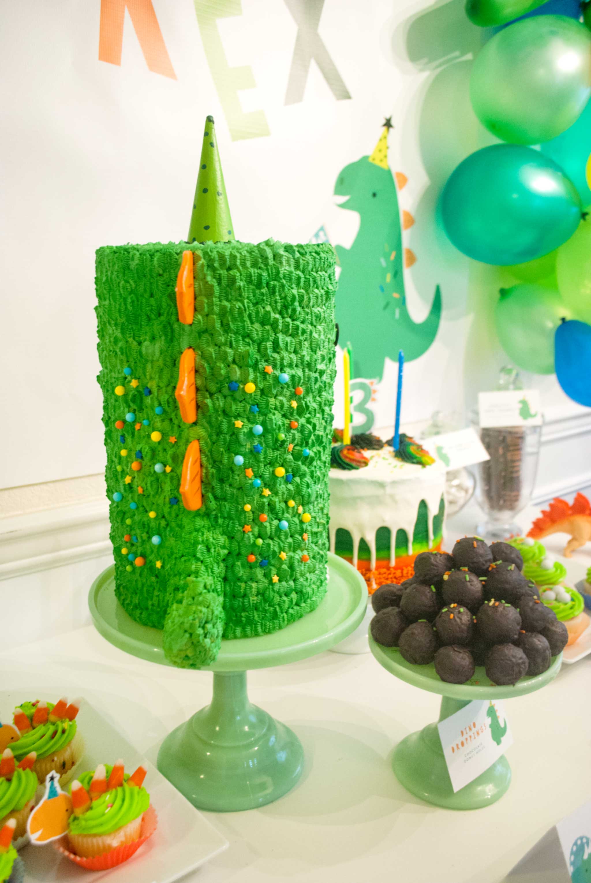 Dinosaur Birthday Party Ideas - Dinosaur Cake