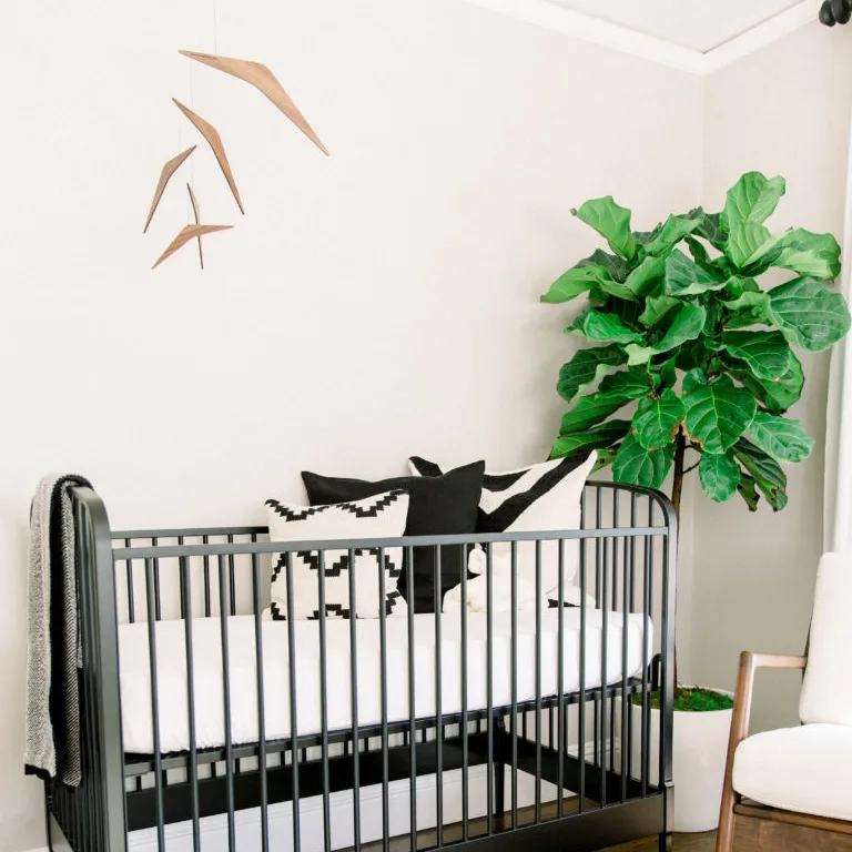 Modern and Bright Nursery in a Small Space