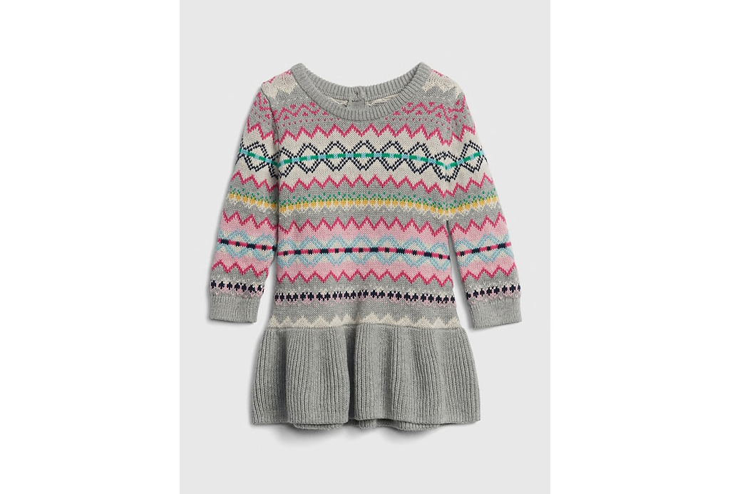 Fair Isle Peplum Sweater