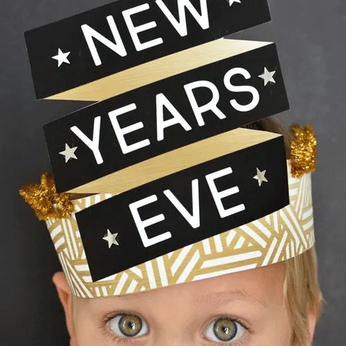Free Printable New Year Crowns