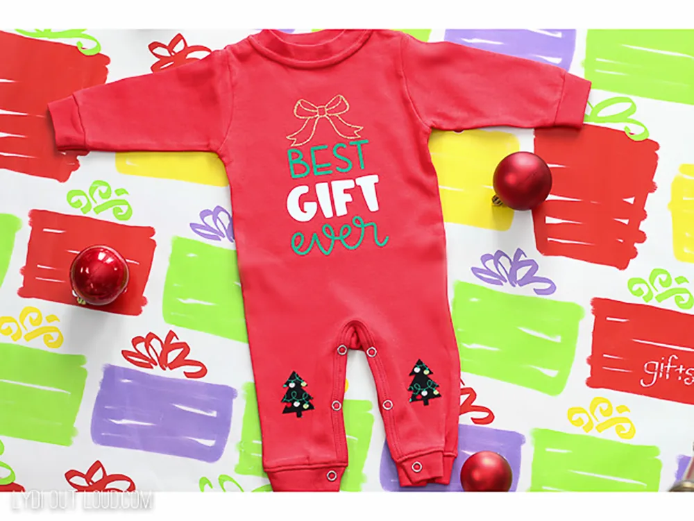 Baby's First Christmas Pajamas from Lydi Out Loud 