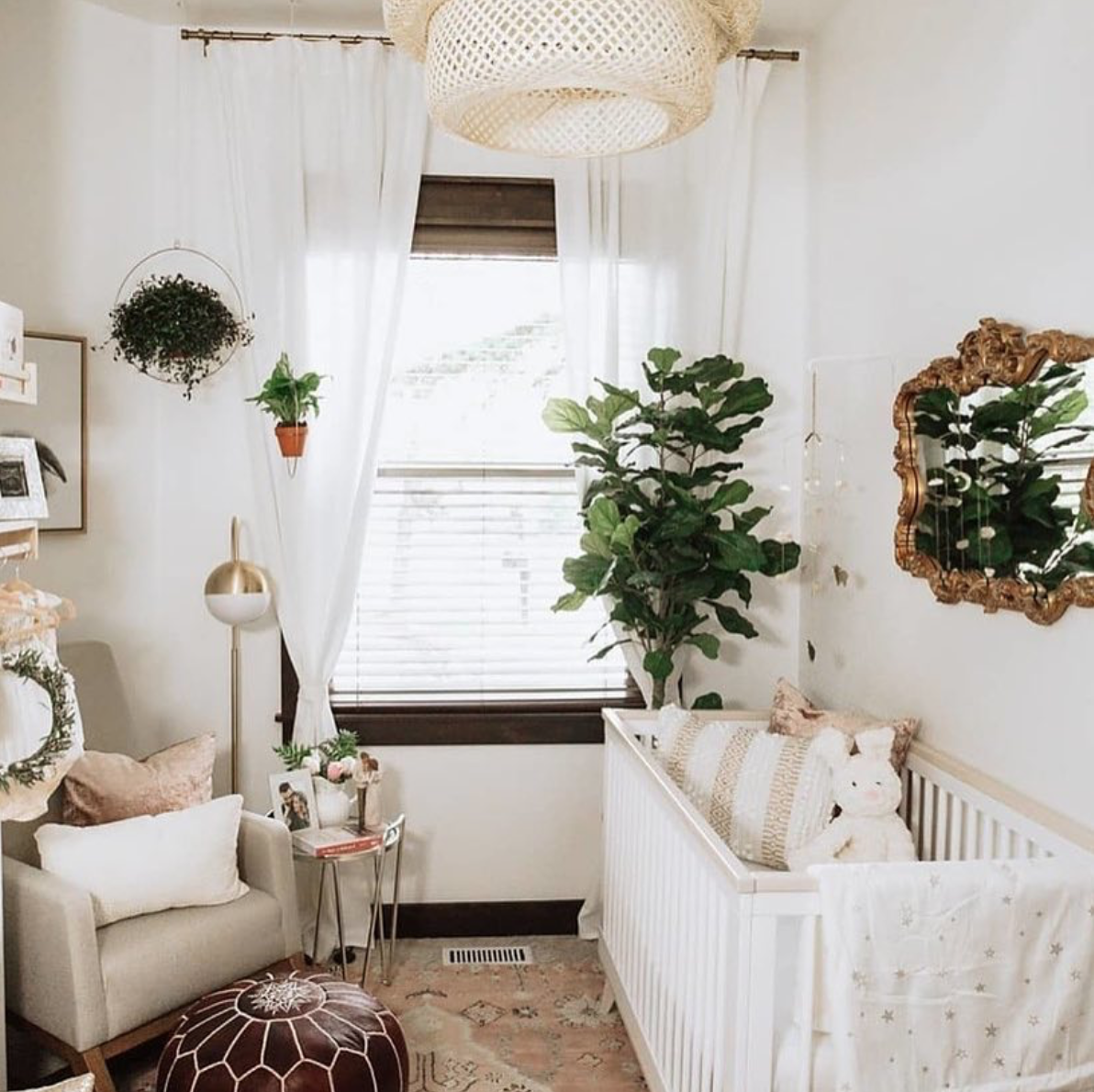 Neutral Nursery with Lots of Plants