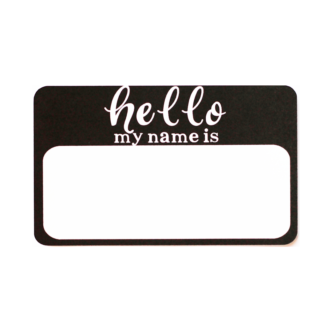 Hello My Name Is Birth Announcement Stickers