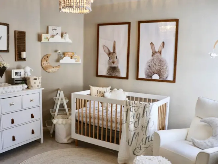 Classic Baby Girl Bunny Nursery