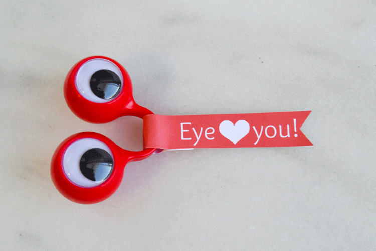 Eye on You Printable Valentine