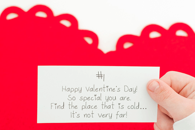 Printable Valentine Scavanger Hunt Clues