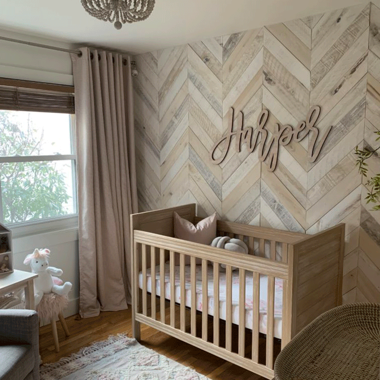 White Washed Wood Nursery