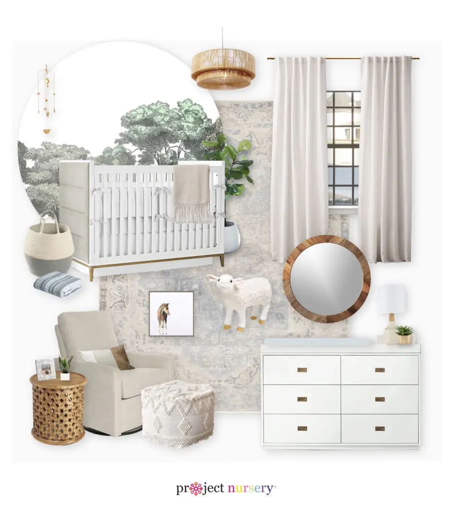 Boy Nursery E-Design Board