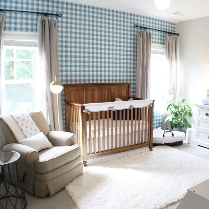 Sweet Blue & Gray Nursery