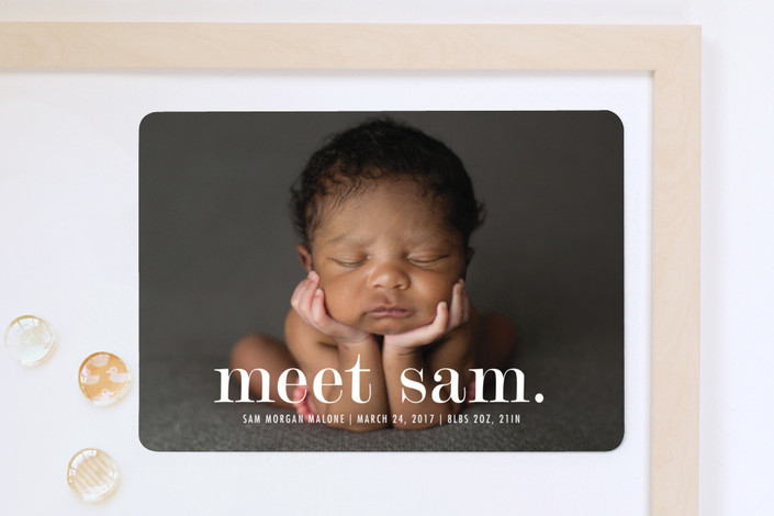 Meeting Birth Announcement