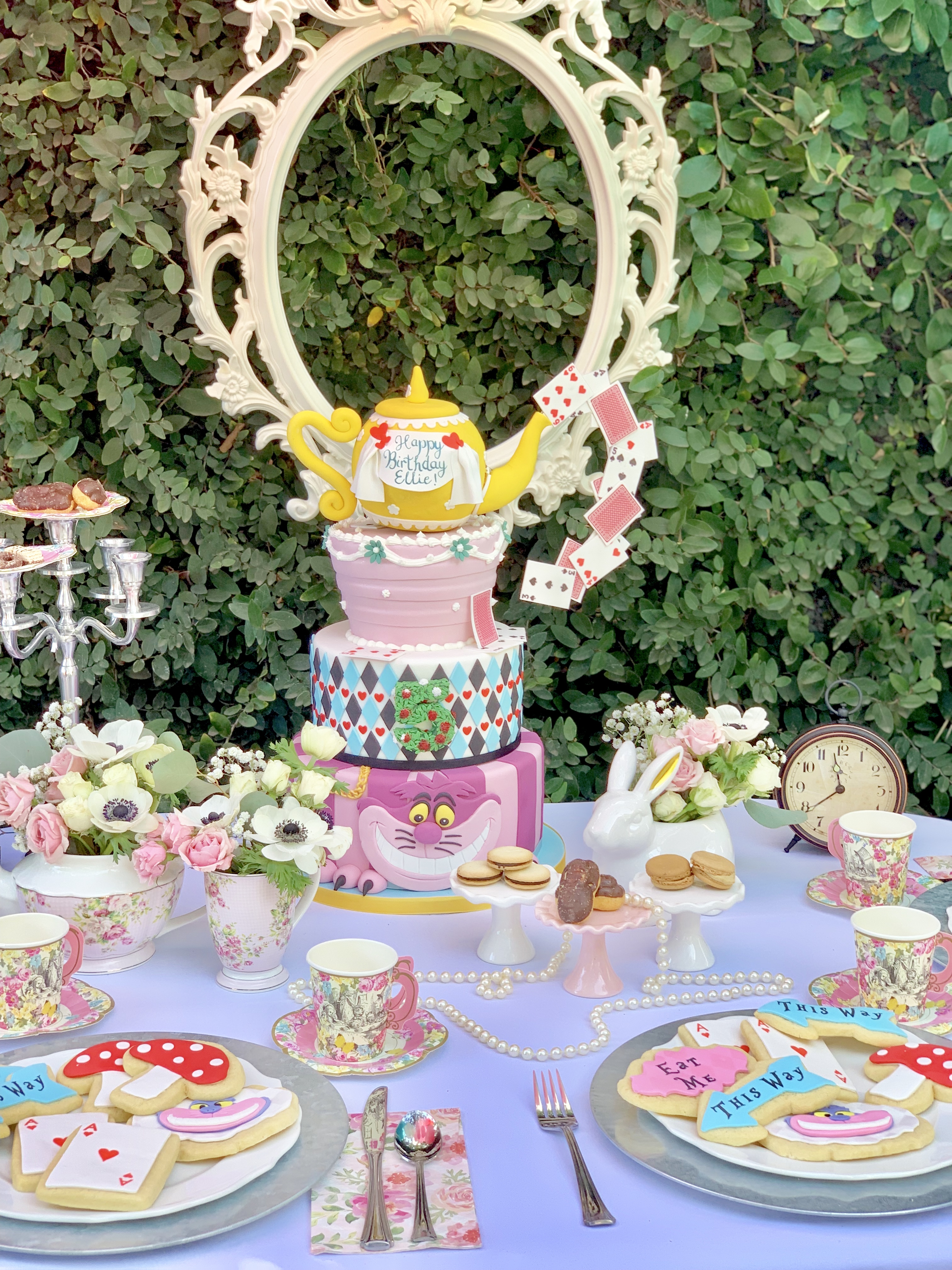 Alice In Wonderland 5th Birthday Party