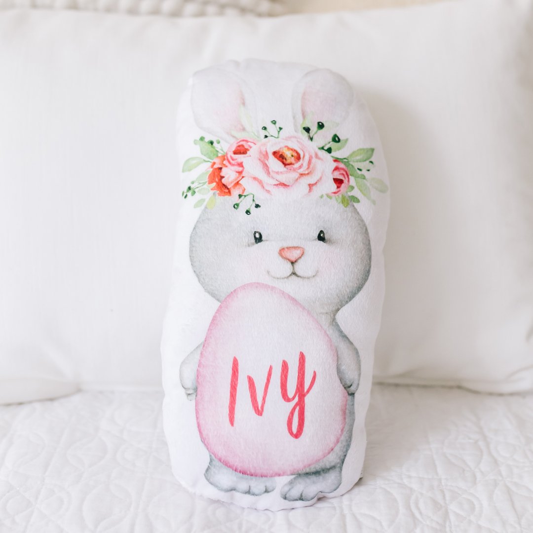 Personalized Easter Bunny Pillow