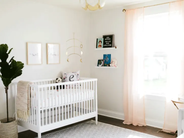Airy Baby Girl Room