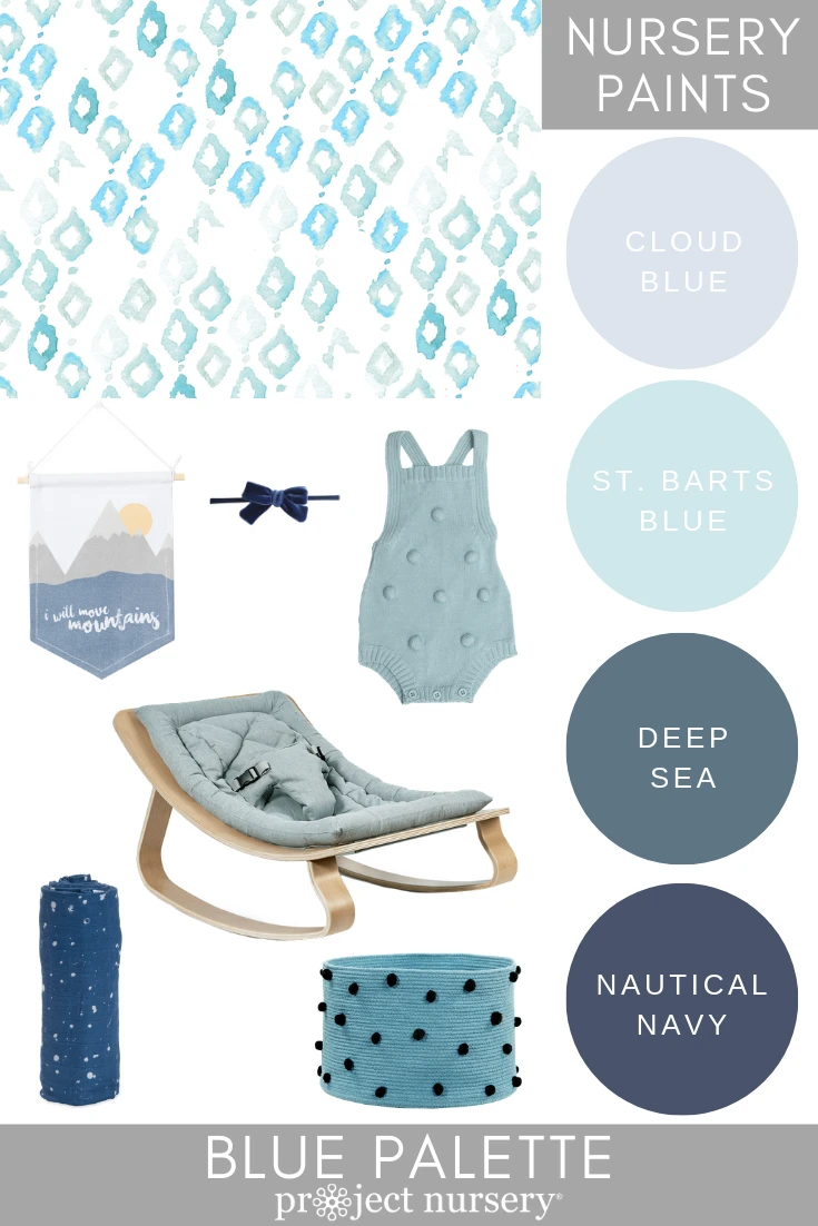 Project Nursery Paint Collection - Blue Palette