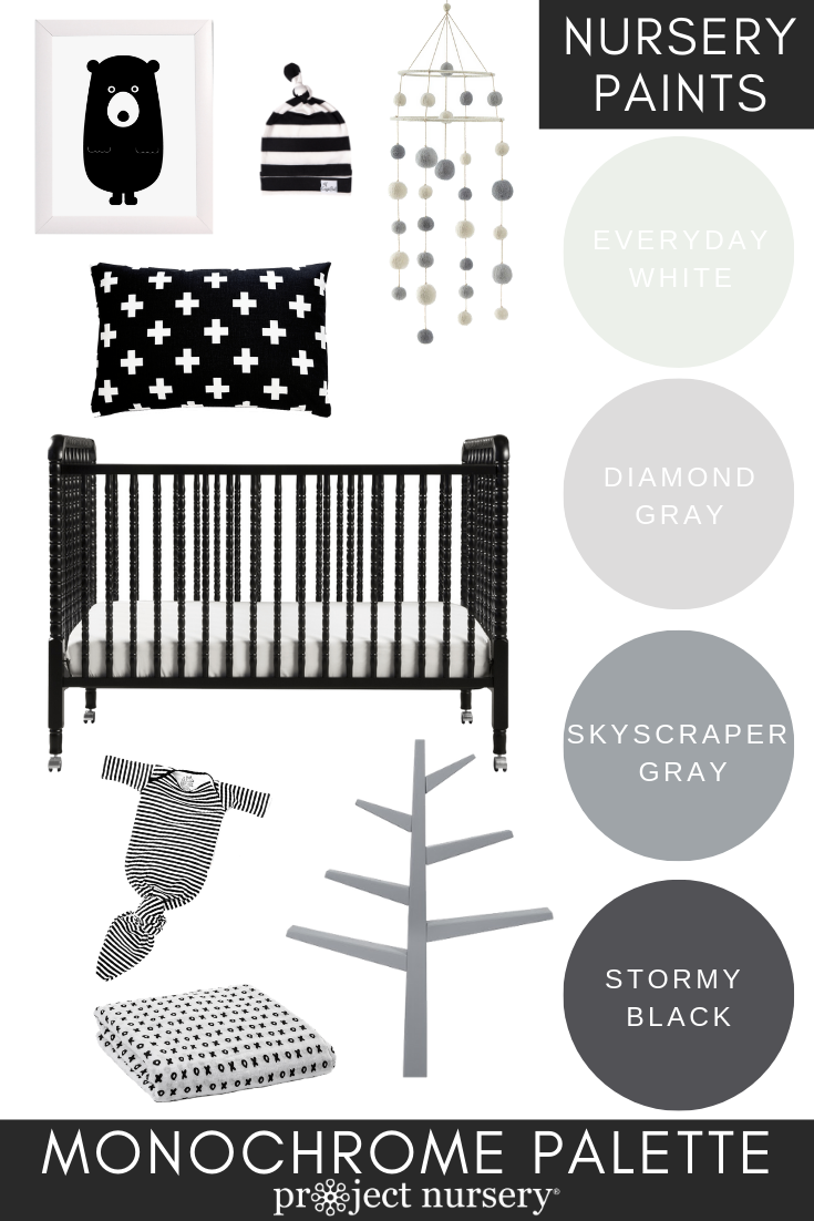 Project Nursery Paint Collection - Monochrome Palette