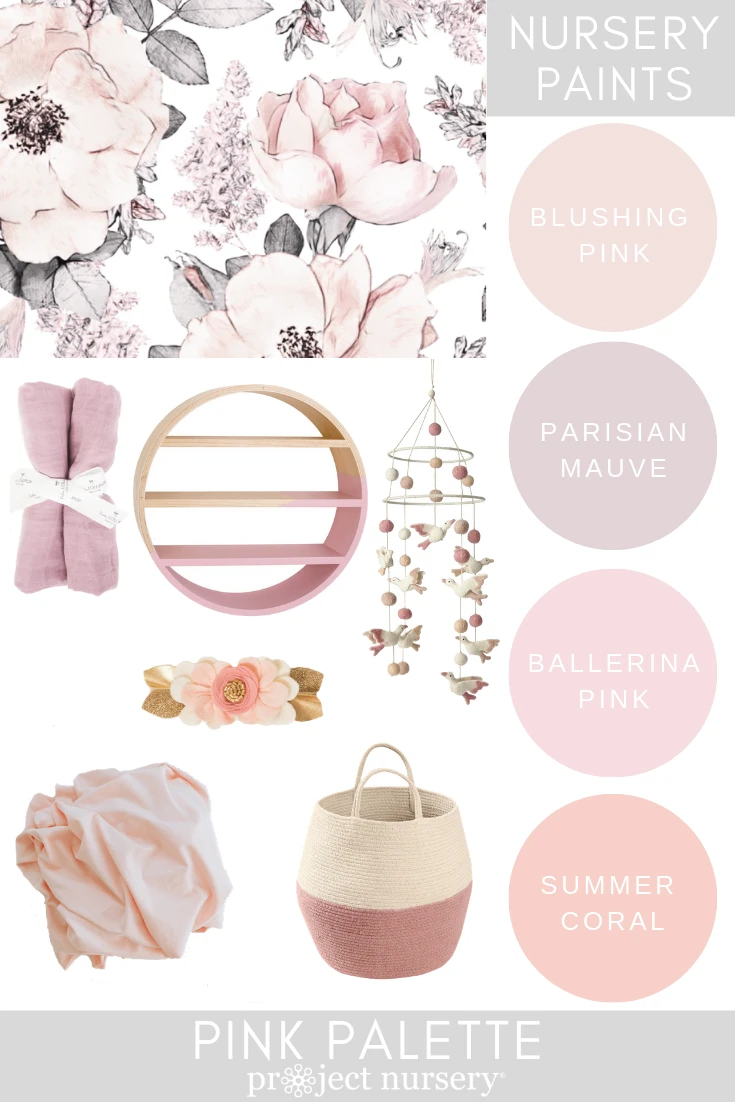 Project Nursery Paint Collection - Pink Palette