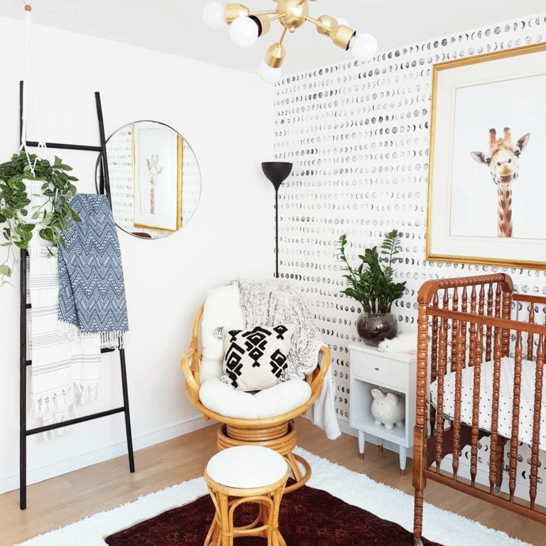 Bright and Modern Boho Nursery