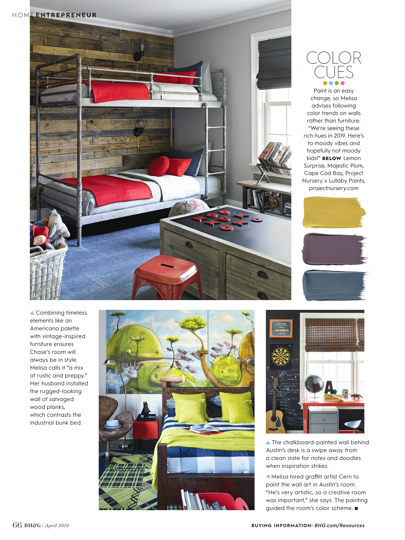 Project Nursery Co-Founder Melisa Fluhr Boys Room Feature in Better Homes & Gardens