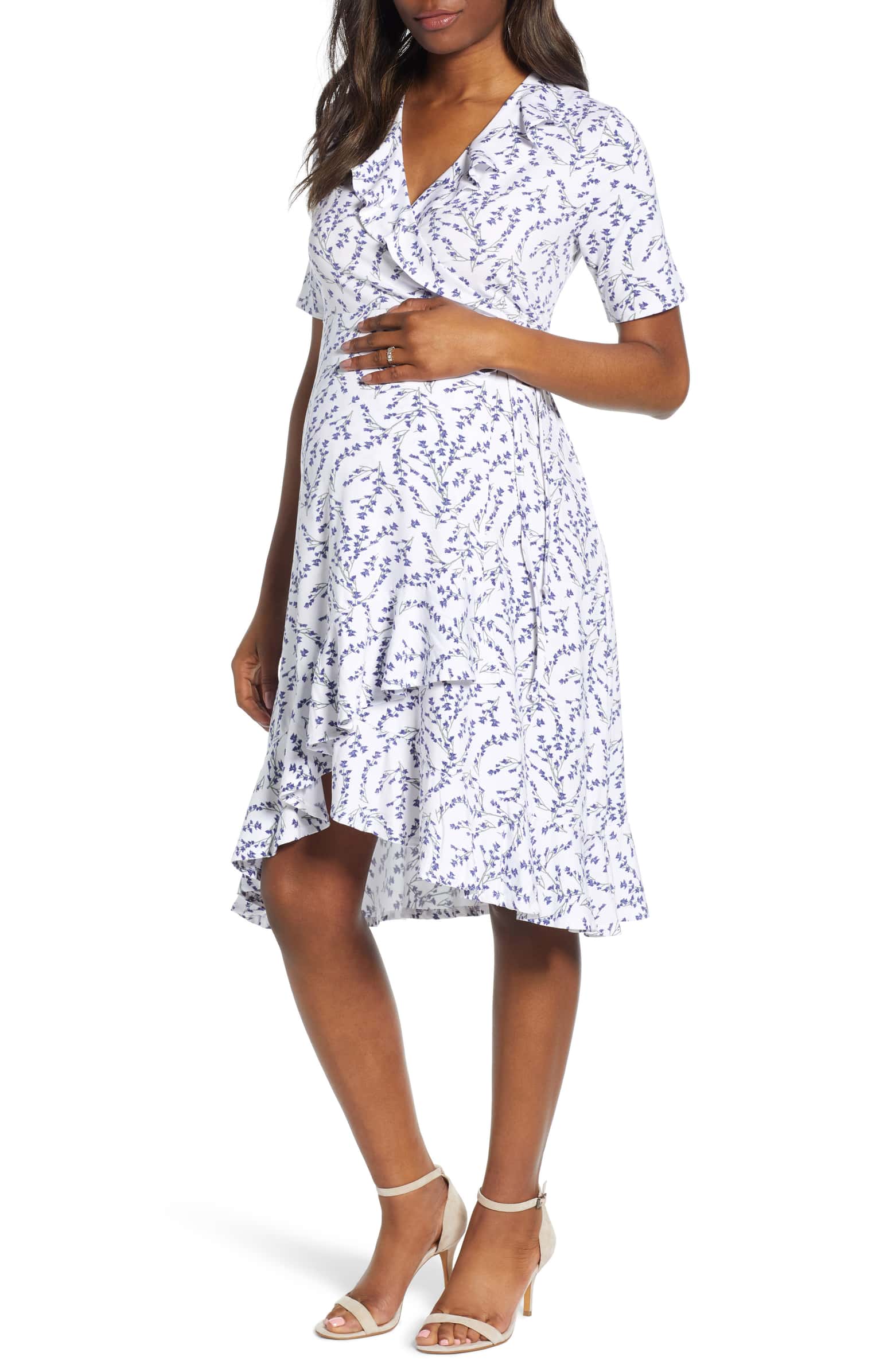 Lullah Ruffle Wrap Dress