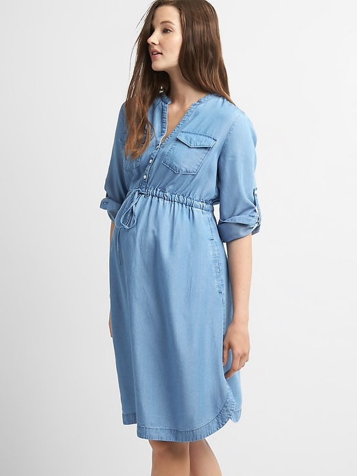 Maternity Shirt Dress