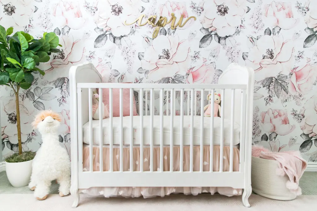 Sierra Dallas's Floral Nursery by Little Crown Interiors